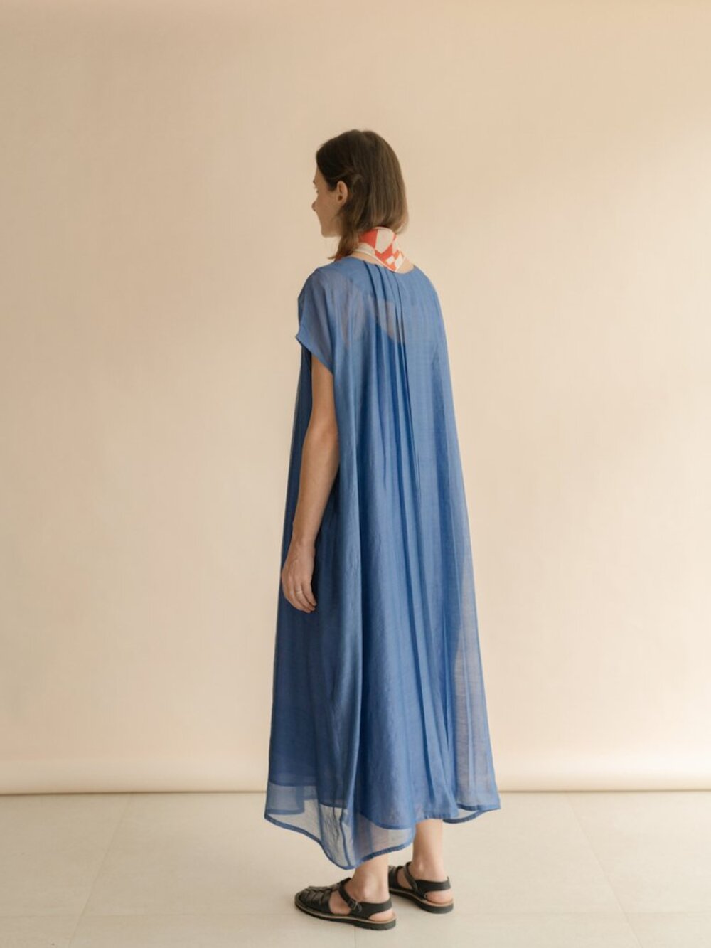 Runaway Bicycle Mimi Dress, Blue - Picture 7 of 7